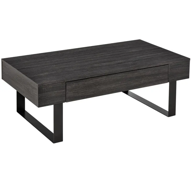 Coffee Table with Drawer, 110 x 60 x 40 cm