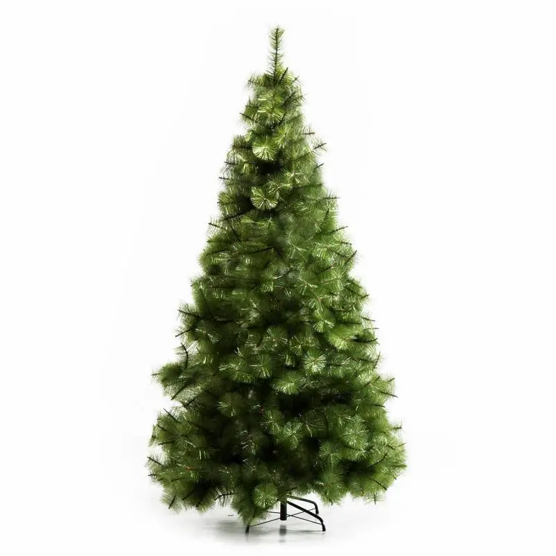 Artificial Christmas Tree 210 cm with Silver Accents
