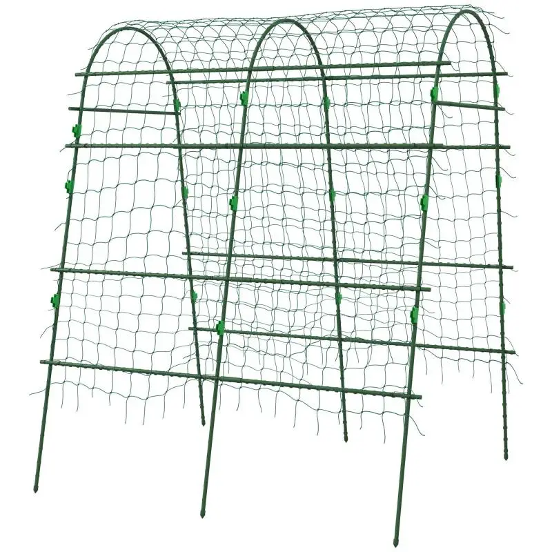 Garden Arch with Bird Protection Net