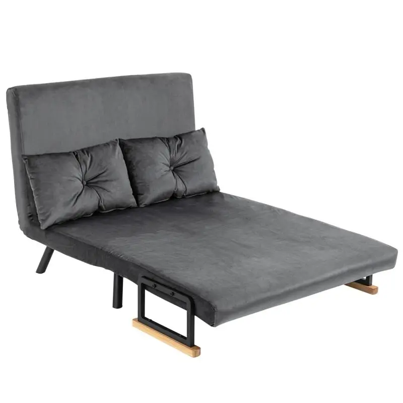 2-Seater Sofa Bed with 2 Cushions
