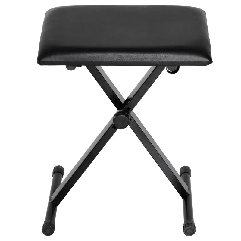 Height-Adjustable Piano Stool, Black