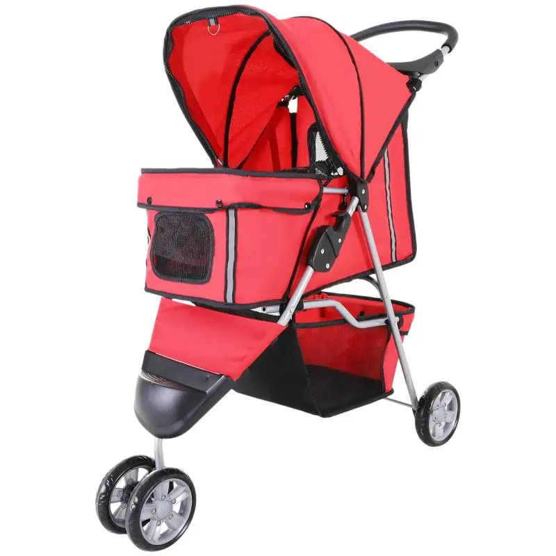 Foldable Pet Stroller for Dogs and Cats up to 10 kg