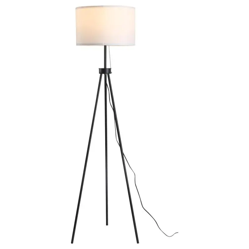Tripod Floor Lamp With Fabric Shade