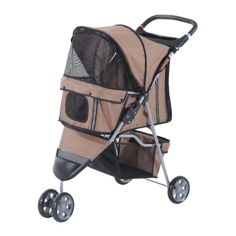 Foldable Dog and Cat Stroller, Up to 10 kg