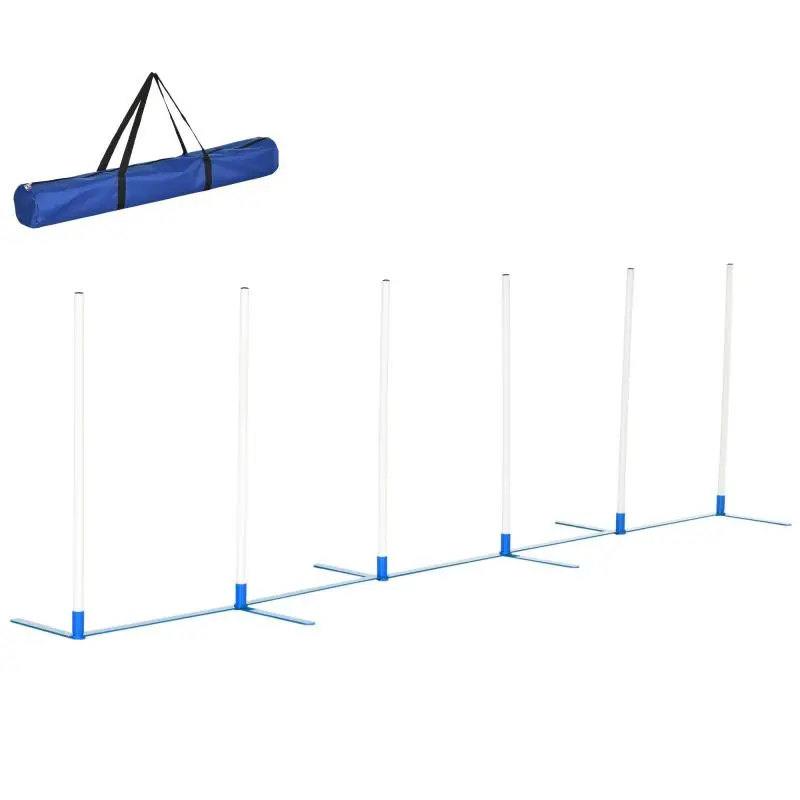 6-Piece Dog Agility Set with Carry Bag