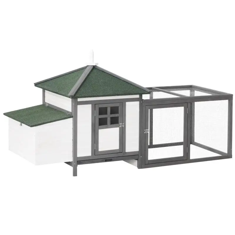 Weather-Resistant Chicken Coop, 196 cm