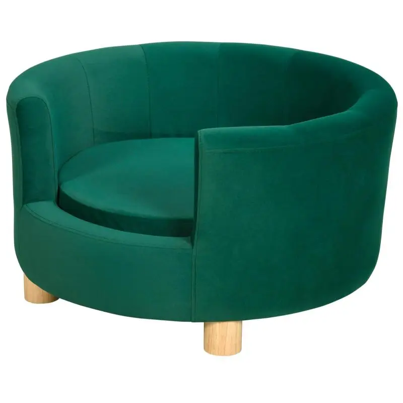 Pet Sofa with Washable Cover, Green