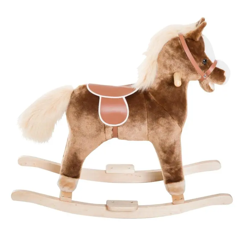 Plush Rocking Horse with Handles