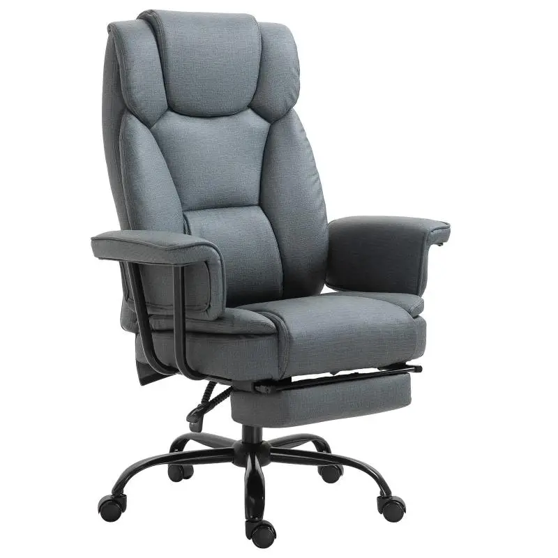 Ergonomic Executive Office Chair with Footrest