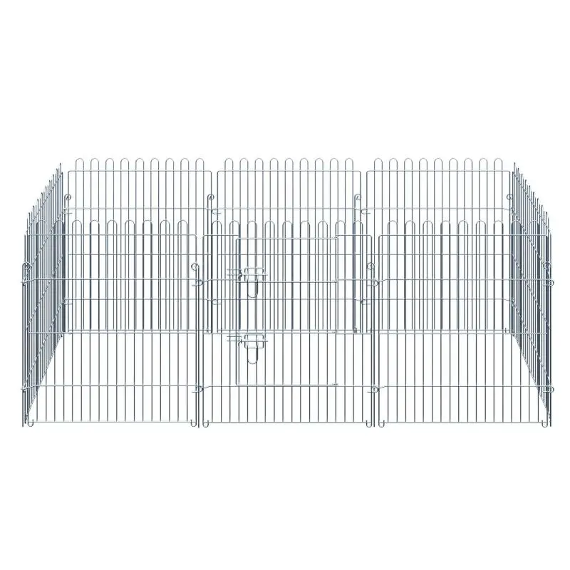 8-Panel Pet Playpen, 63 × 76 cm