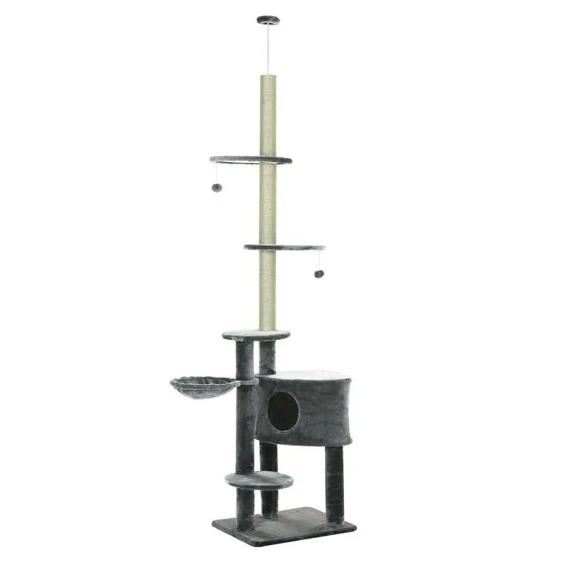 Floor-to-Ceiling Cat Tree, 220–265 cm