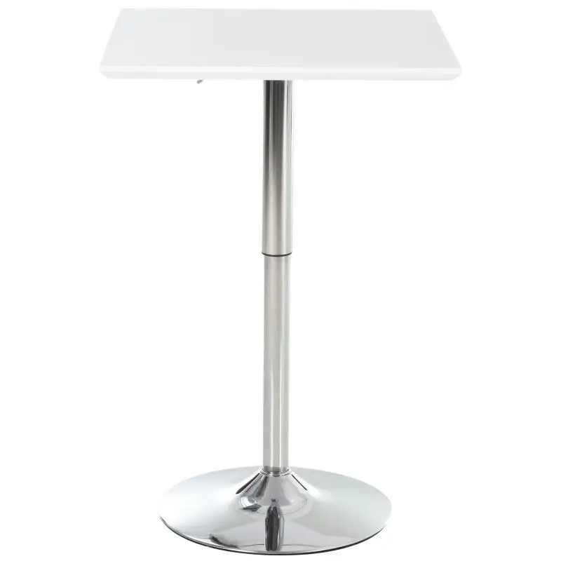 Height-Adjustable Square Table, 60 x 60 cm