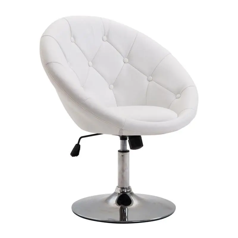 Swivel Lounge Chair with Adjustable Seat Height