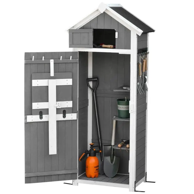 Wooden Garden Cabinet 78 x 52.5 x 182 cm