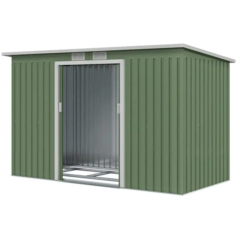 Metal Garden Shed 280 x 130 x 172 cm