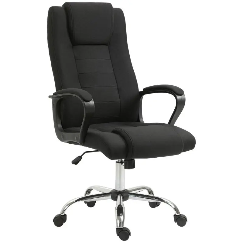 Ergonomic Office Chair with Armrests, Black