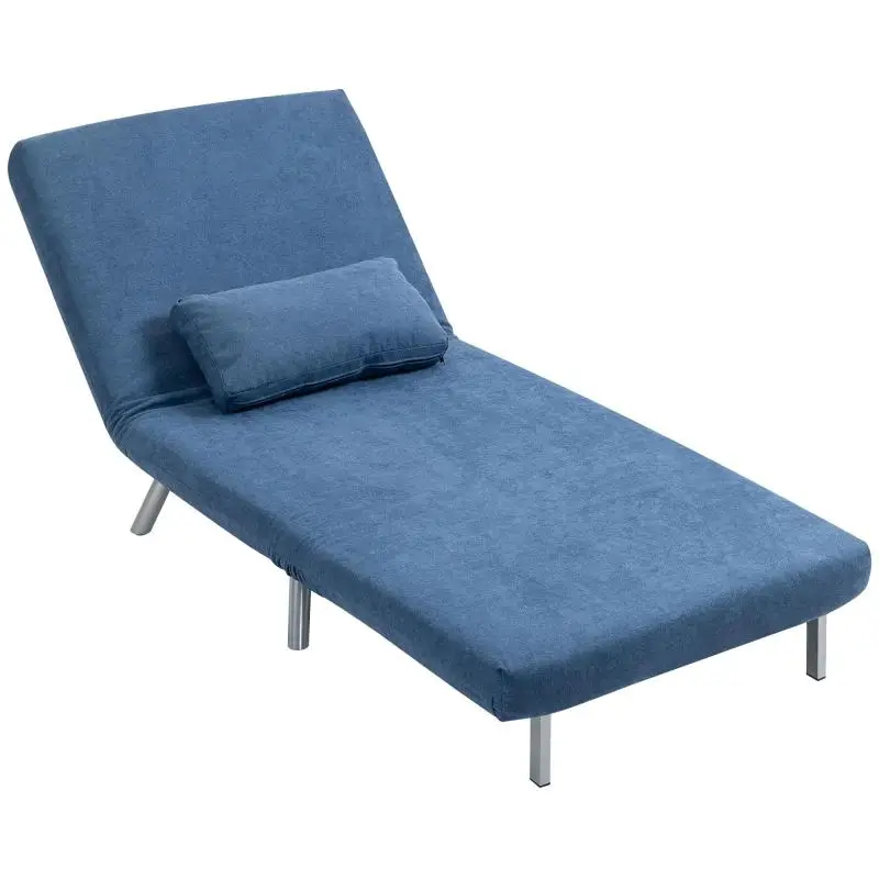 Upholstered Armchair Bed, Dark Grey