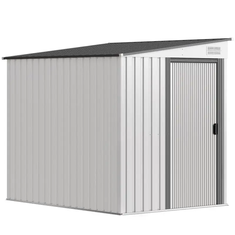 Metal Garden Shed, 154 x 206.5 x 181 cm
