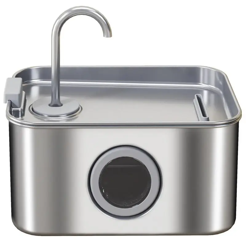 Cat Fountain, 3.2 L, Stainless Steel