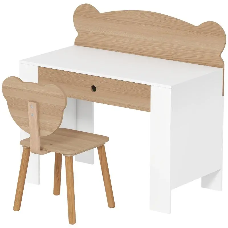Children's Desk Set with Chair and Drawer