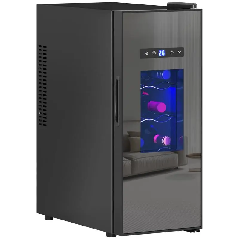 Wine Cooler for 12 Bottles, Black