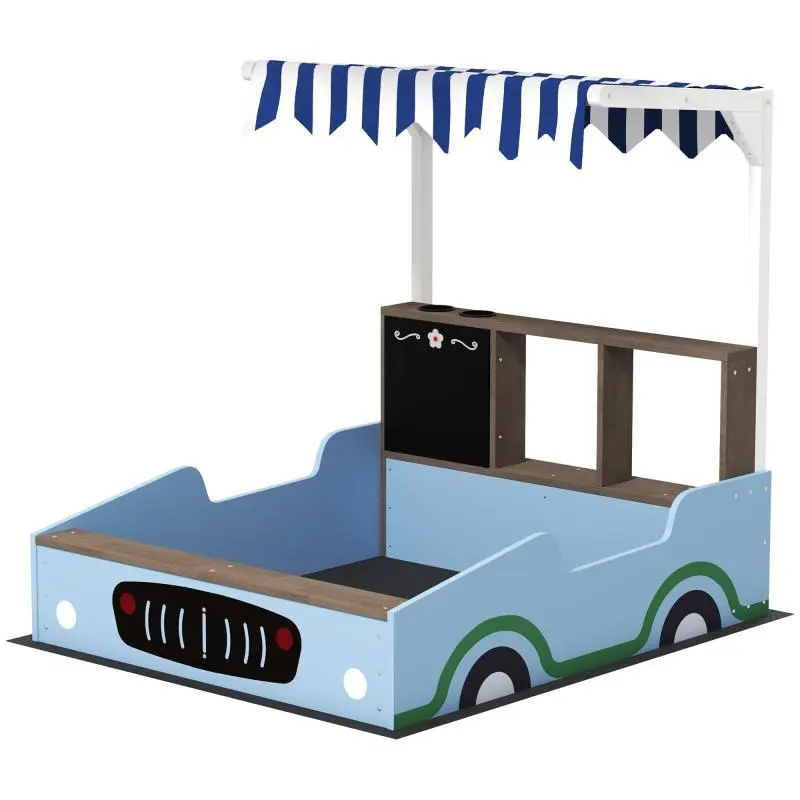 Sandbox with Canopy and Bench, 108 x 90 x 104 cm