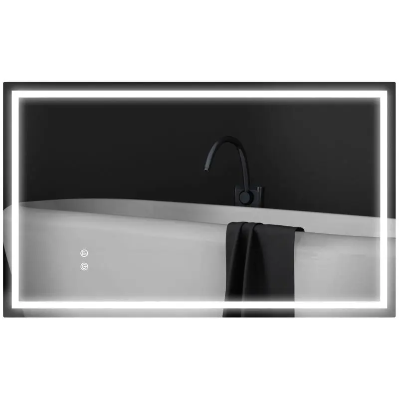 LED Bathroom Mirror, 100 × 60 cm