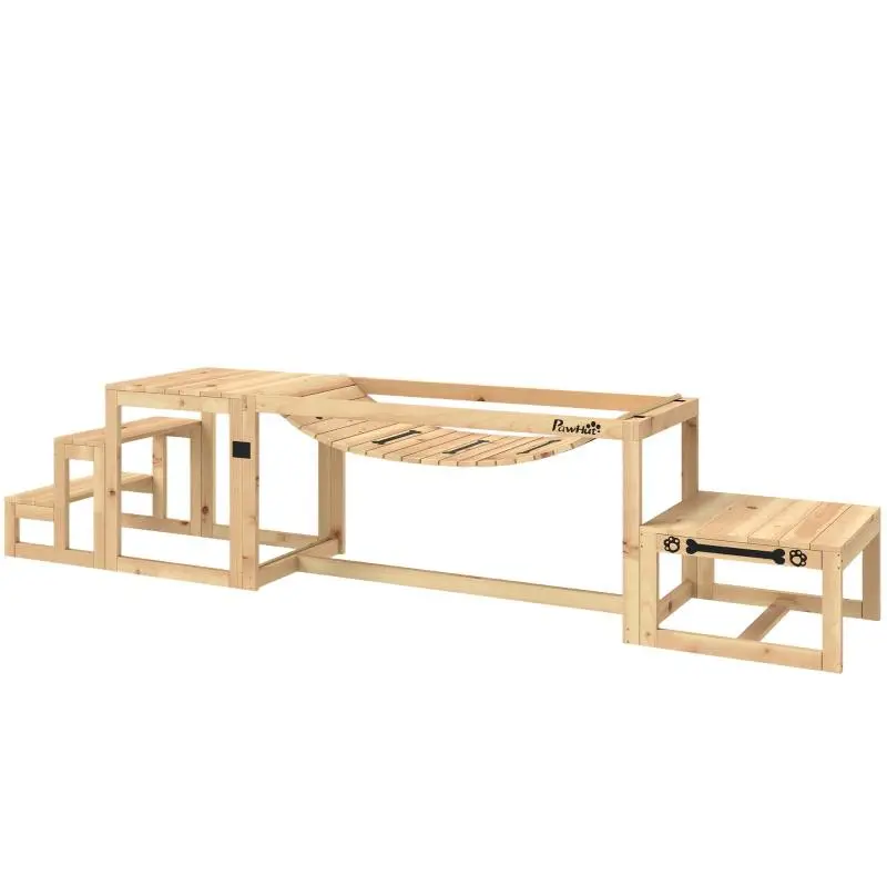 3-Piece Dog Agility Set in Fir Wood