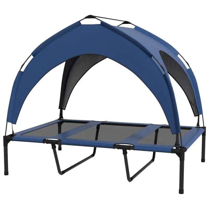 Outdoor Dog Bed with Canopy, 106 × 76 × 94 cm