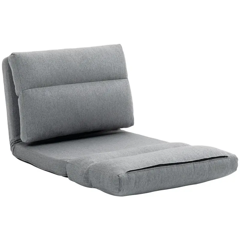 Convertible Floor Chair and Bed, Grey