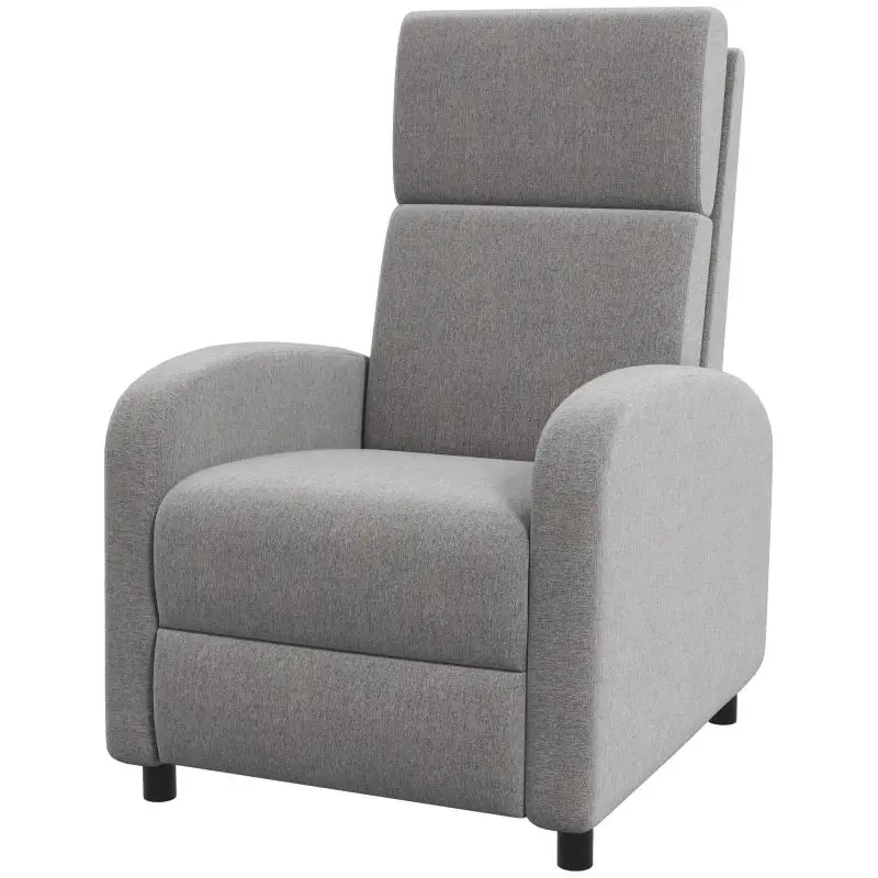 Recliner TV Chair with Fold-Out Footrest