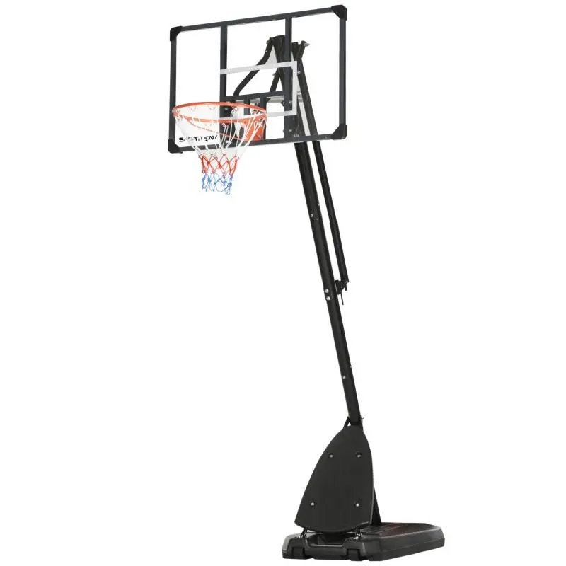 Adjustable Basketball Stand with Fillable Base