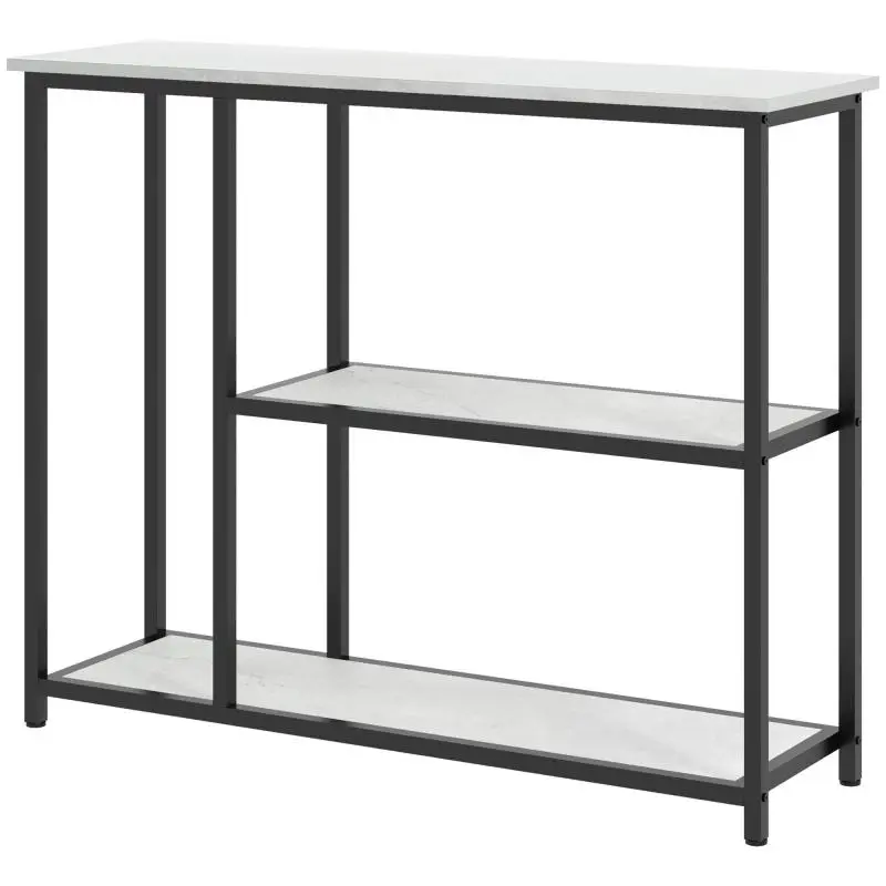 Console Table with 2 Shelves