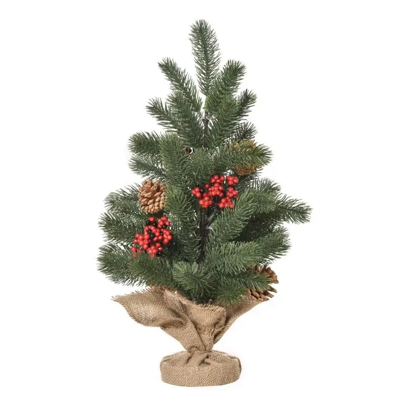 Mini Christmas Tree with Red Berries, 50 cm