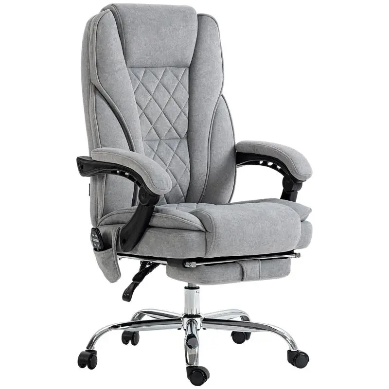 Ergonomic Office Chair with Footrest and Massage Function