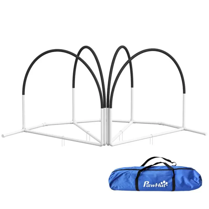 Dog Agility Set, 4 Piece, 89 x 69 x 99 cm