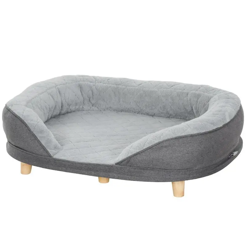 Dog Bed for Dogs up to 25 kg, Grey
