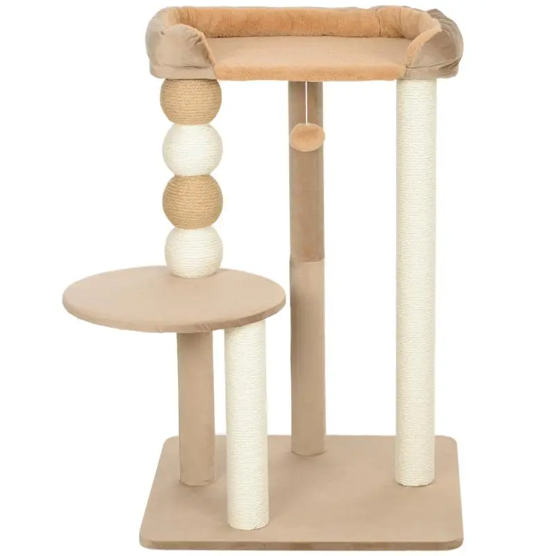 Cat Tree with 2 Levels, 86 cm, Coffee