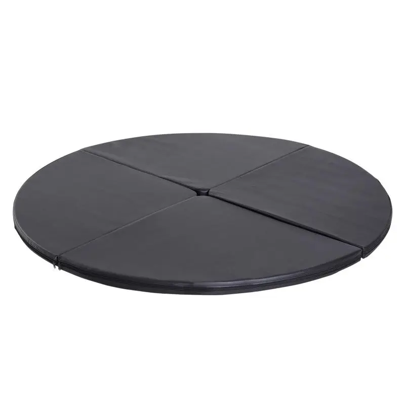 Round Pole Dance Mat, 150 cm, Black