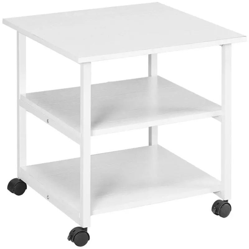 Mobile Printer Stand with 3 Tiers