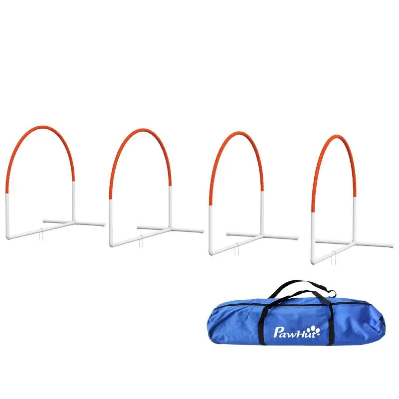 Dog Agility Set, 4 Piece, with Carry Bag