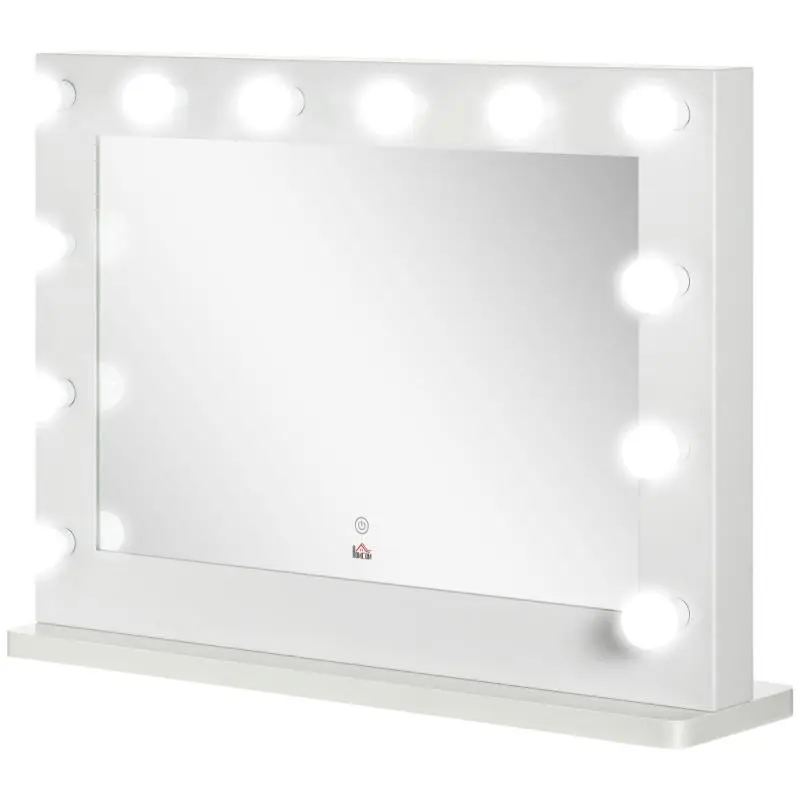 Hollywood Mirror with 12 LED Bulbs