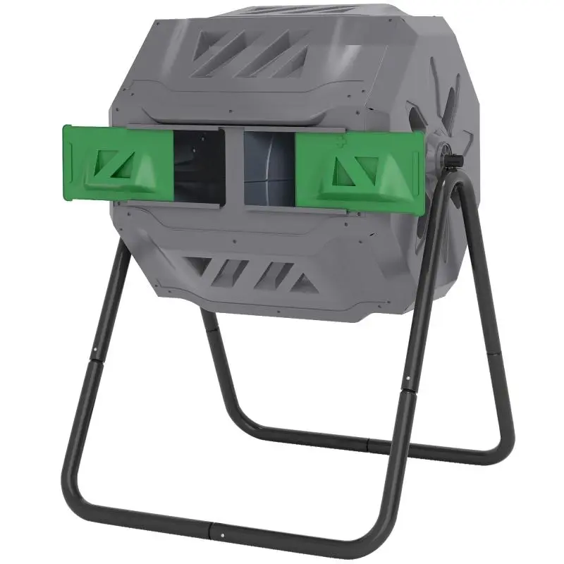 Dual-Chamber Compost Bin, 160 L