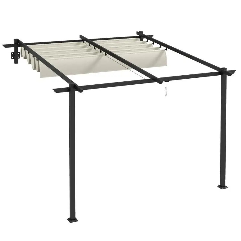 Wall-Mounted Garden Gazebo 3 x 3 m