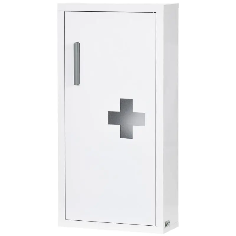Medicine Cabinet with 3 Compartments, 30 × 12 × 60 cm
