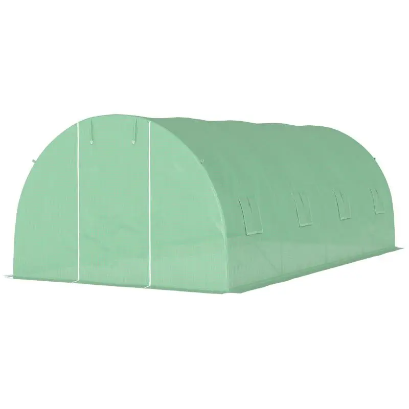 Walk-In Polytunnel, 6 x 3 m, Green