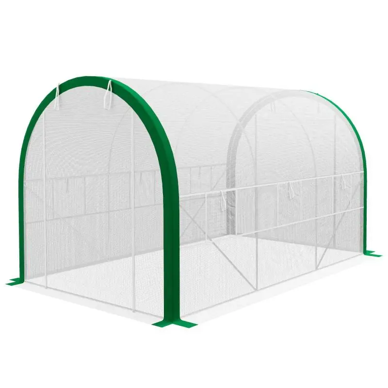 Tunnel Greenhouse, 358 × 210 × 210 cm, White