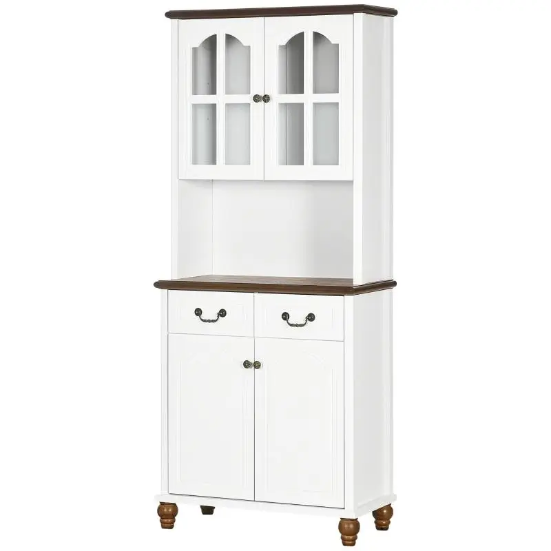Kitchen Cabinet with 2 Drawers and 2 Compartments