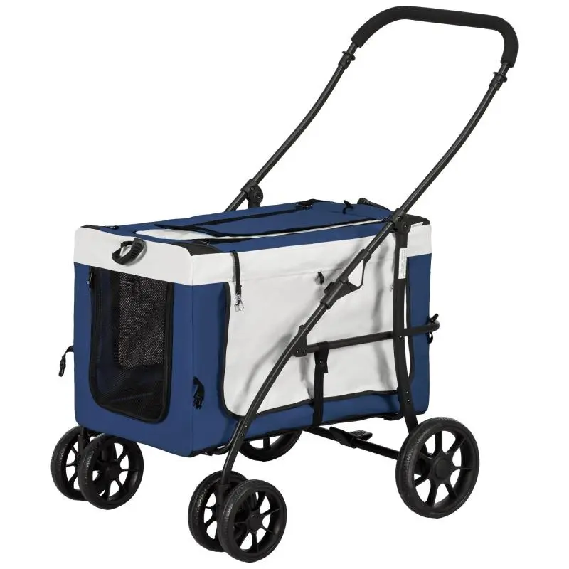 Foldable Pet Stroller, 81 × 58 × 97.5 cm