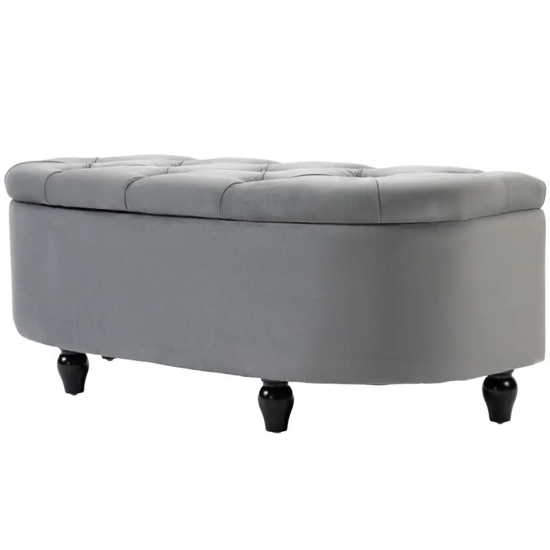 Storage Bench, 120 cm, Dark Grey